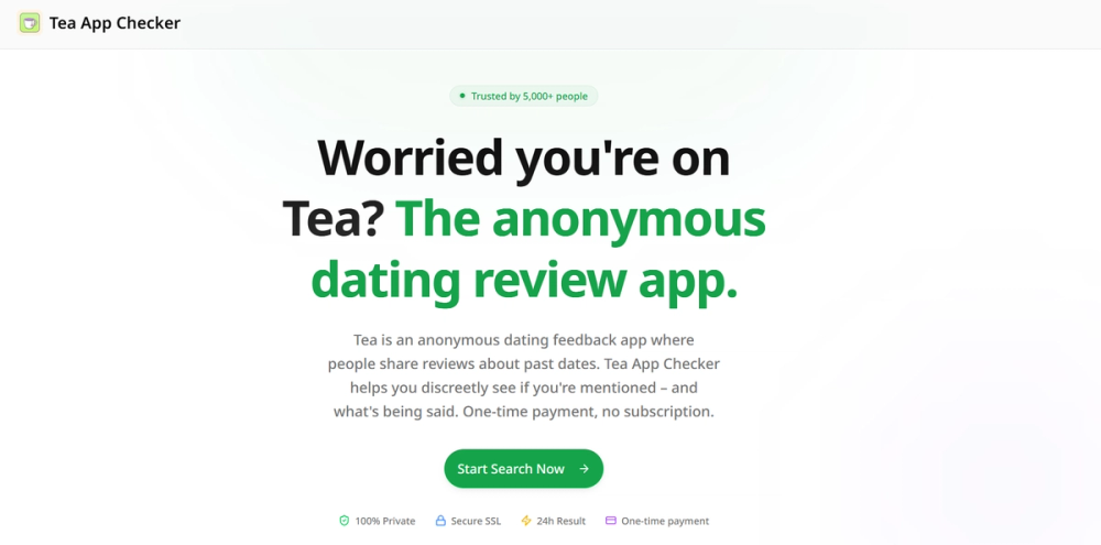 image of Tea App Checker image of Tea App Checker