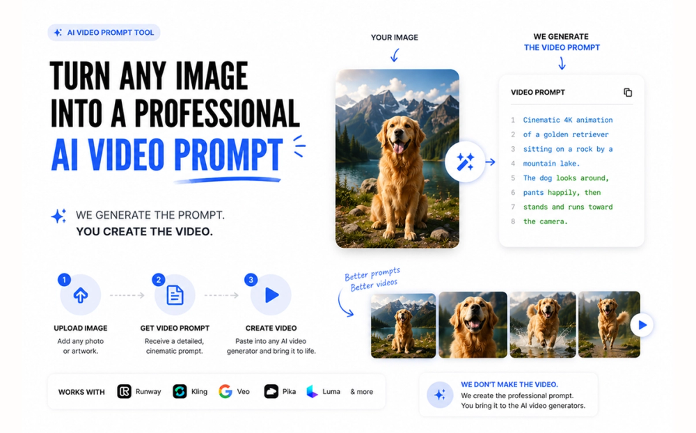 image of Image To AI Video Prompt image of Image To AI Video Prompt