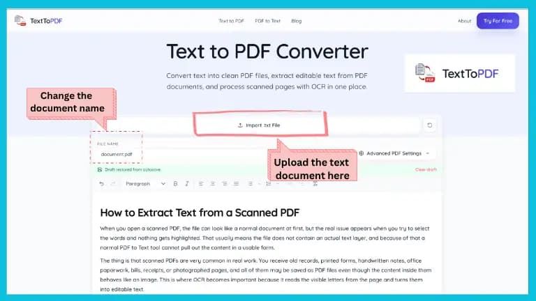 image of TextToPDF image of TextToPDF
