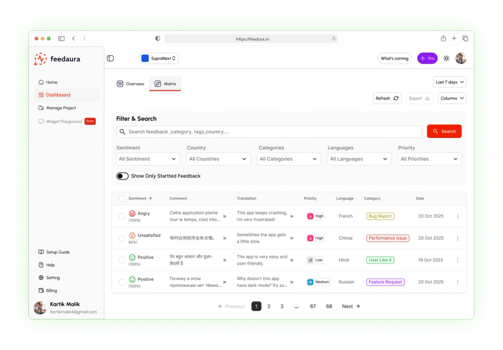 image of Feedaura AI