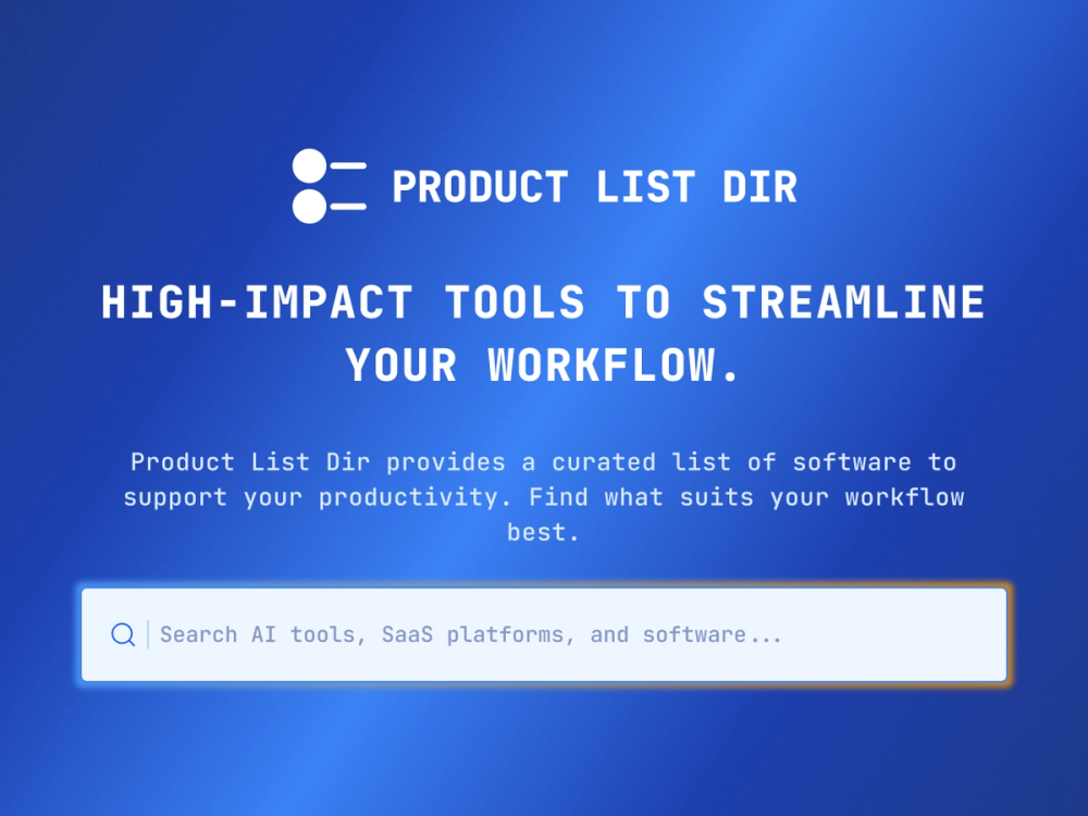 image of Product List Dir
