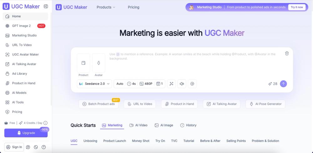 image of UGC Maker image of UGC Maker