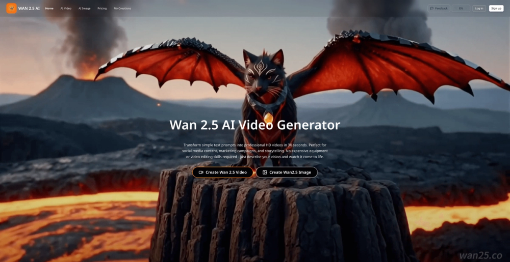 image of Wan 2.5 AI Video Generator