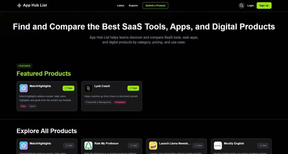 image of App Hub List image of App Hub List