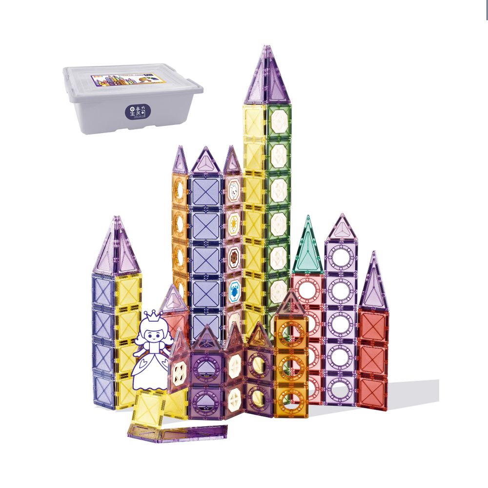 image of Magnetic Stick Building Blocks image of Magnetic Stick Building Blocks