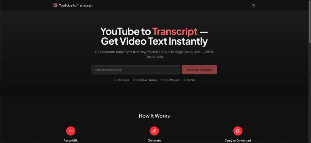 image of YouTube to Transcript image of YouTube to Transcript