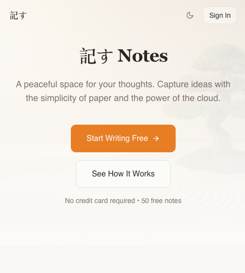 image of Shiru Notes