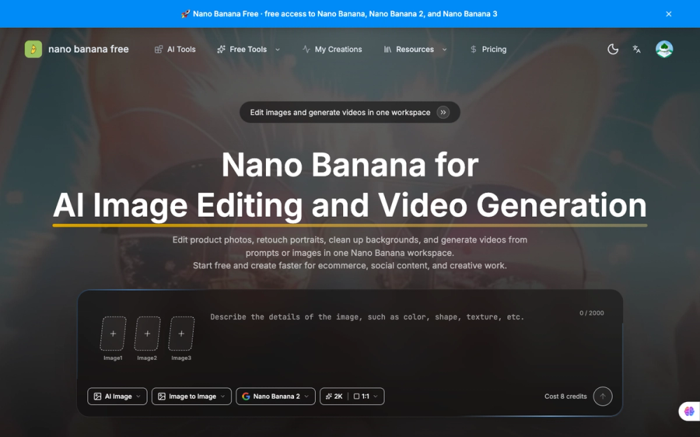 image of Nano Banana Free image of Nano Banana Free