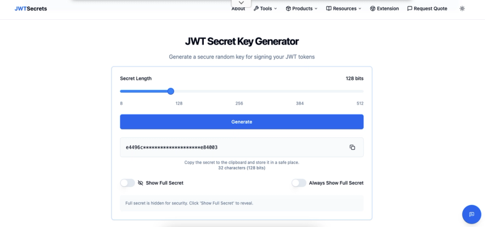 image of JWT secrets