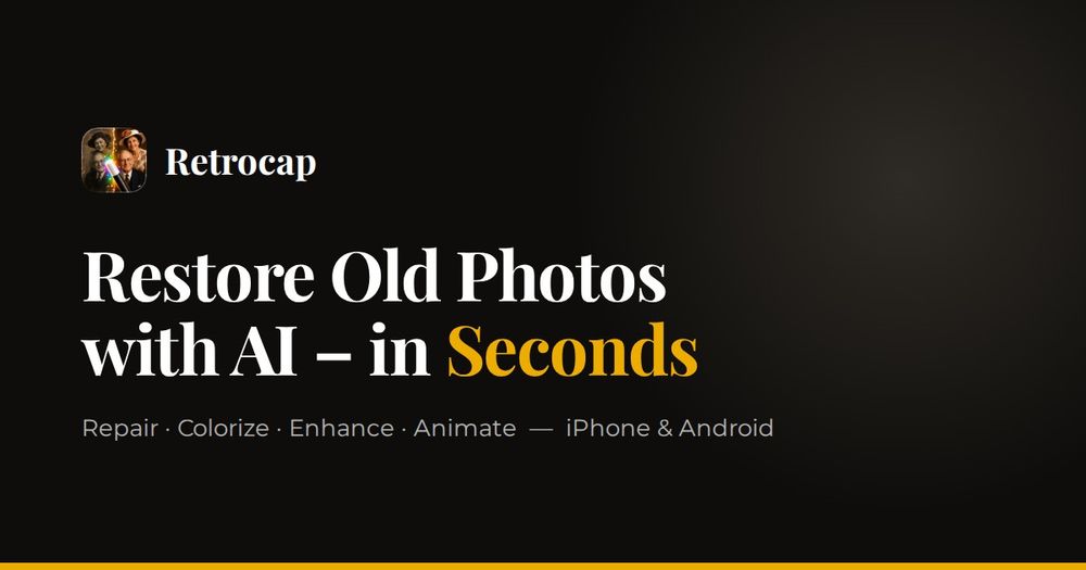 image of Restore Old Photos - Retrocap image of Restore Old Photos - Retrocap