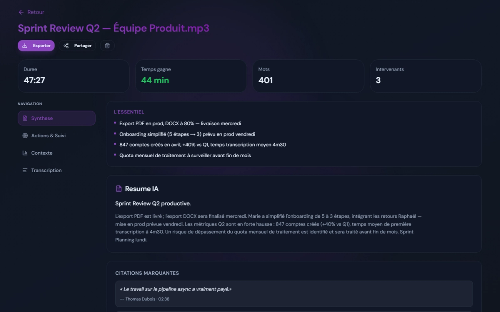 image of AudiosTranscribe