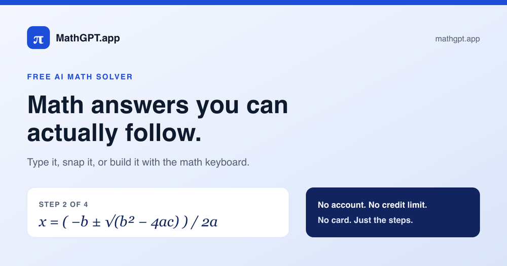 image of MathGPT.app image of MathGPT.app