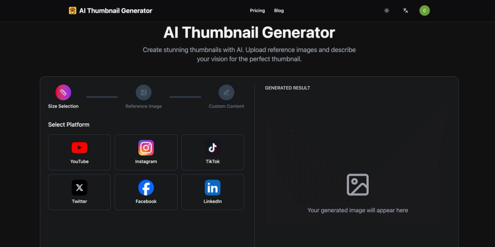 image of AI Thumbnail Generator