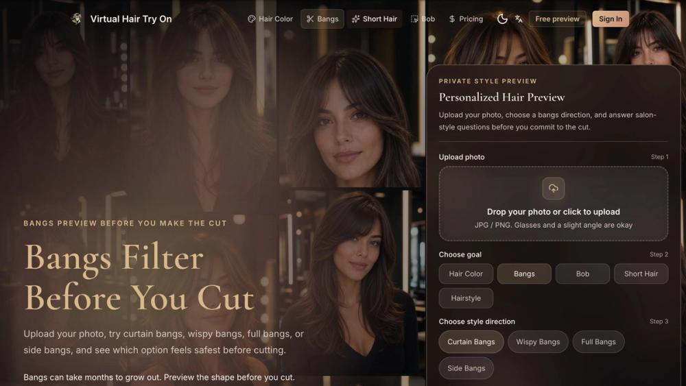 image of Virtual Hair Try On image of Virtual Hair Try On