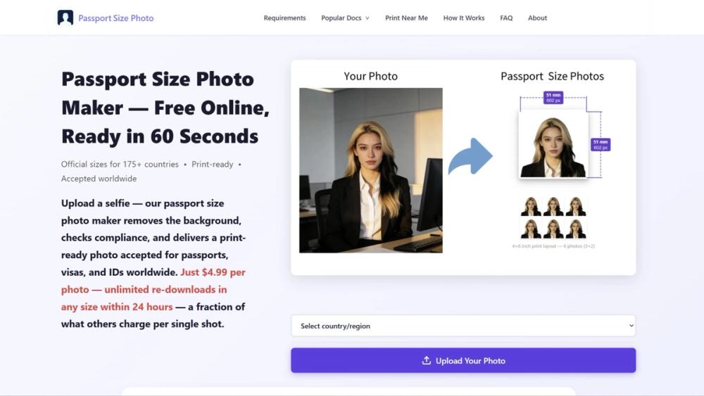 image of Passport Size Photo image of Passport Size Photo
