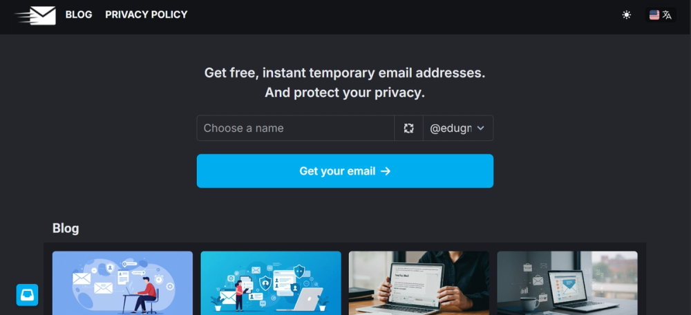 image of UR Temp Mail