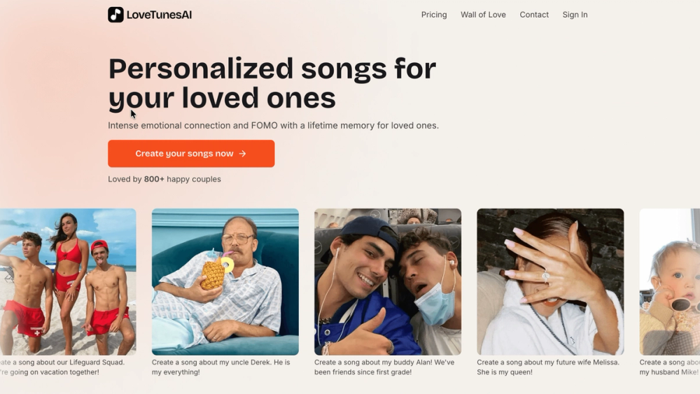 image of LoveTunesAI image of LoveTunesAI