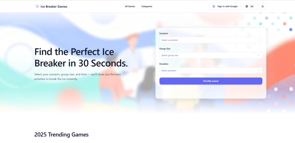 image of Ice Breaker Games image of Ice Breaker Games