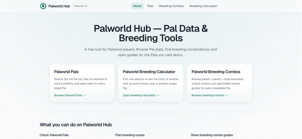 image of Palworld Hub image of Palworld Hub