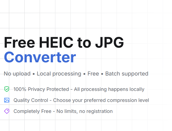 image of Free HEIC to JPG Converter