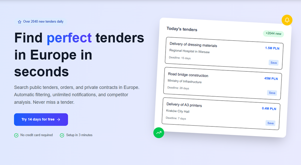image of Find Tenders image of Find Tenders