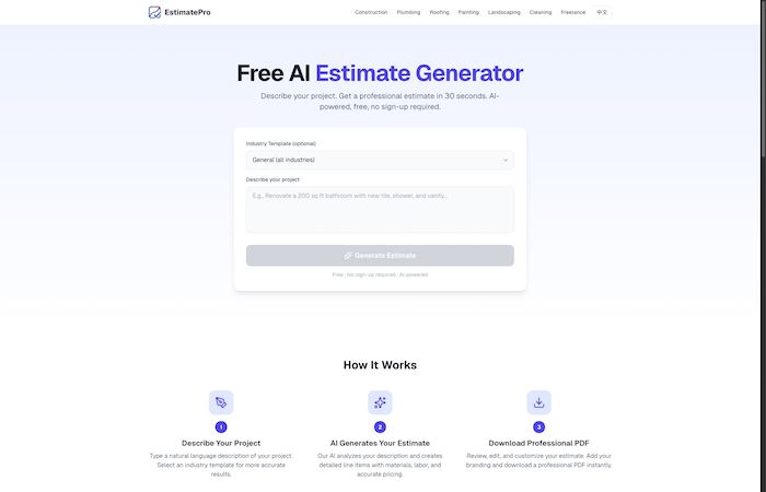 image of EstimatePro