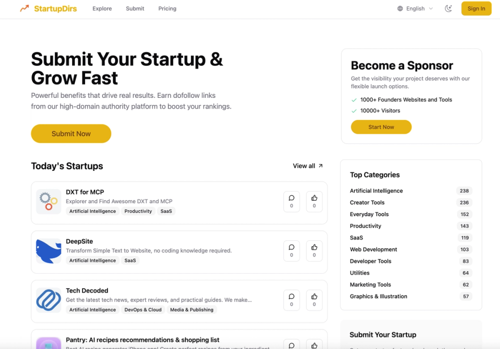 image of StartupDirs