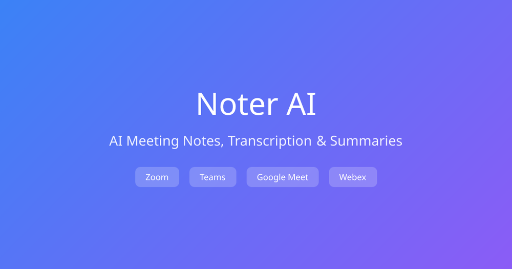image of Noter AI image of Noter AI