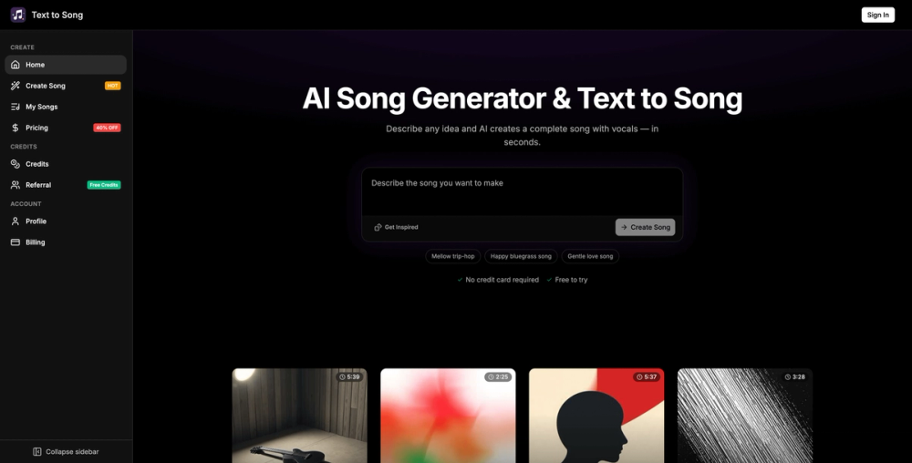 image of Text to Song AI image of Text to Song AI