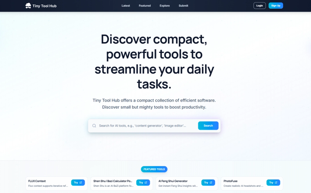 image of Tiny Tool Hub