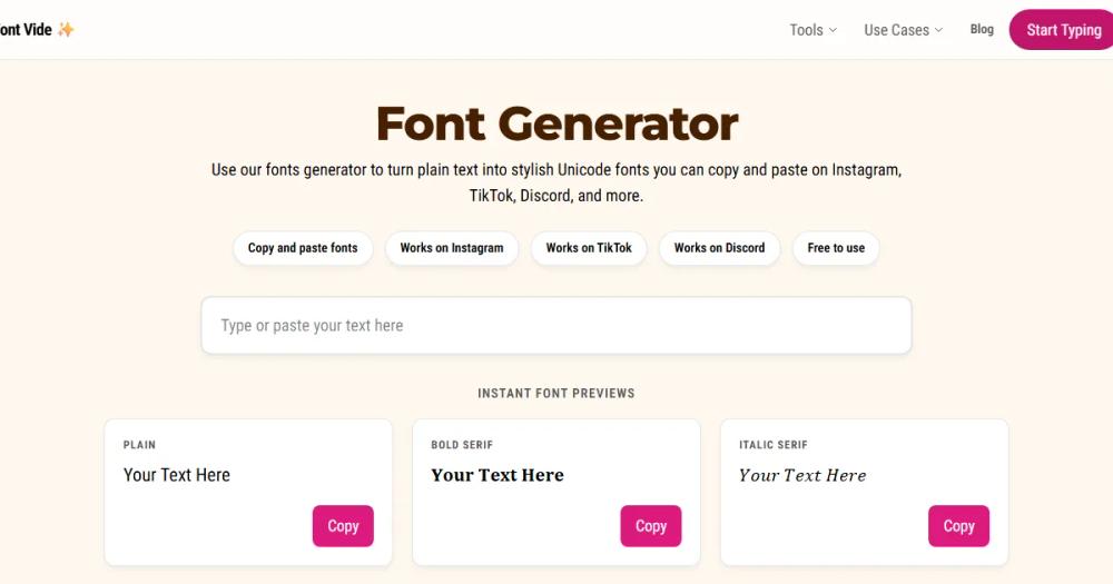 image of Fonts Generator image of Fonts Generator