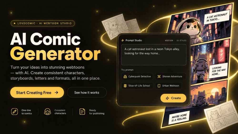 image of AI Comic Generator image of AI Comic Generator