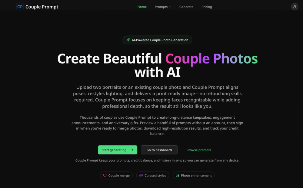 image of Couple Prompt