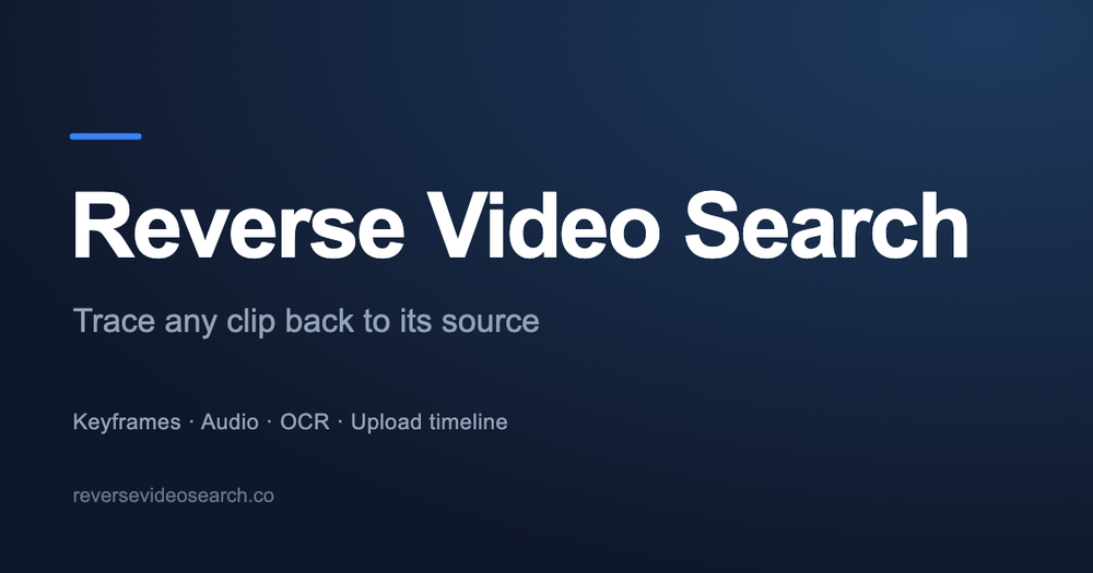 image of Reverse Video Search image of Reverse Video Search