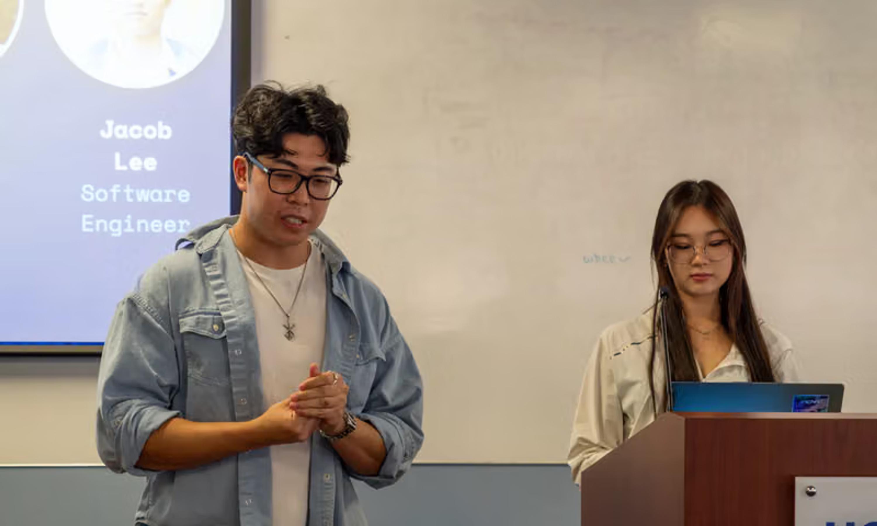 Spring 2026 Alumni Panel - Charles Wu sharing his experiences and insights.