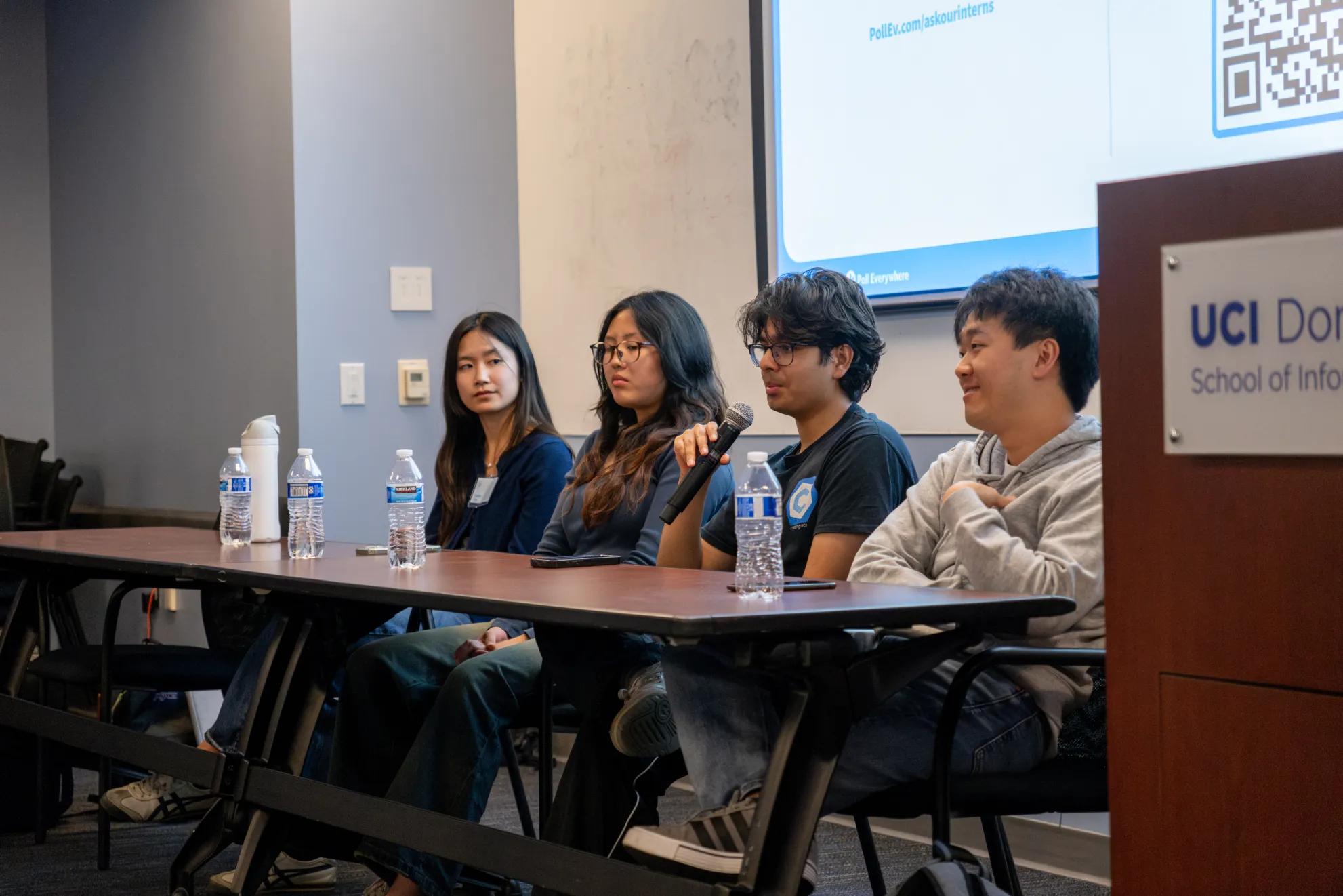 Fall 2025 Intern Panel - Akshay, Cyber@UCI's president sharing his experiences.