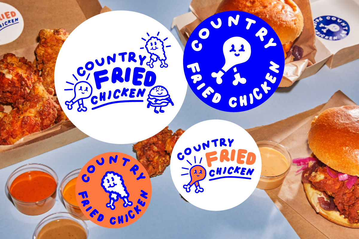 Logo for Country fried chicken