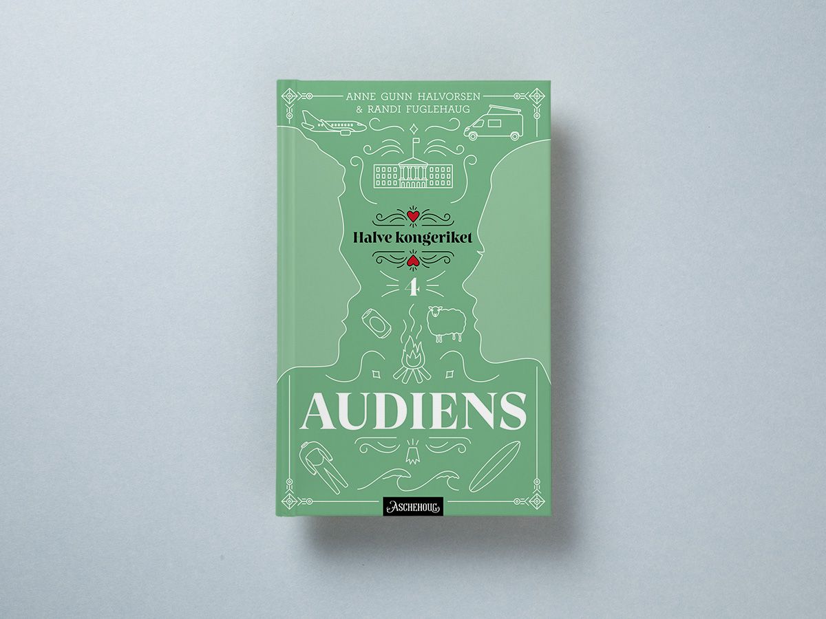 Grønn bok med tittelen Audiens