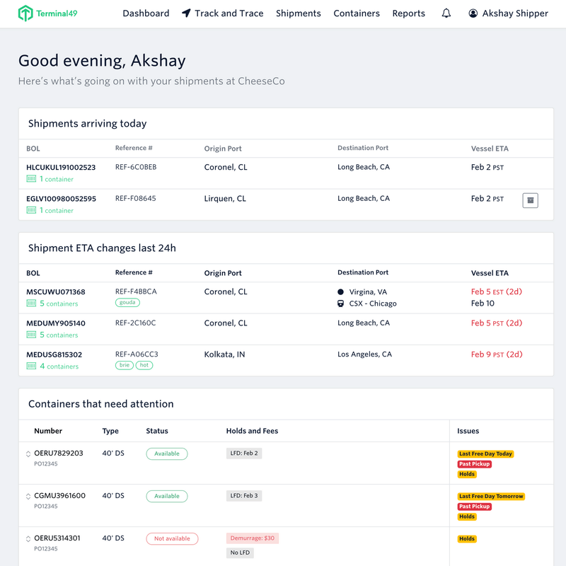 A Strategy For Transforming Your Shipment Tracking Process | Terminal49