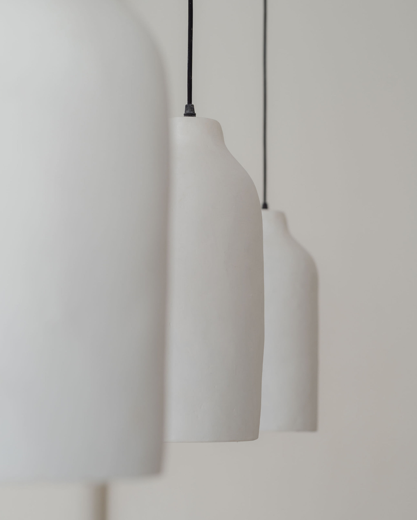 Hanging lamps at House of Creations Bali in the Kitchen