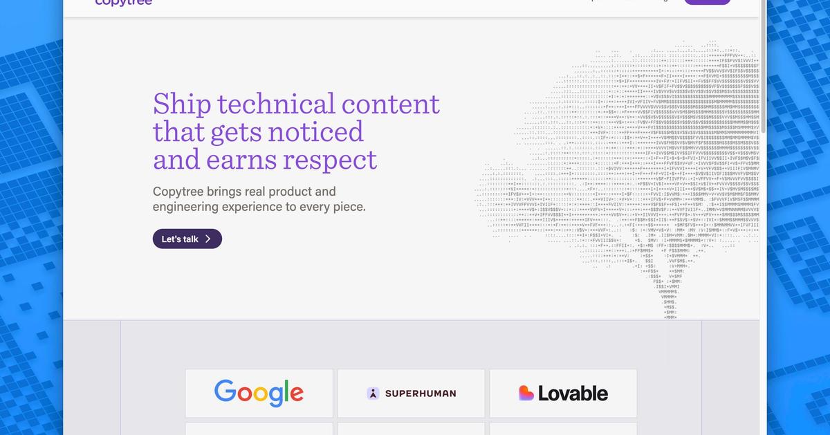 A crisp website redesign kicks off a new chapter for Copytree case study thumbnail