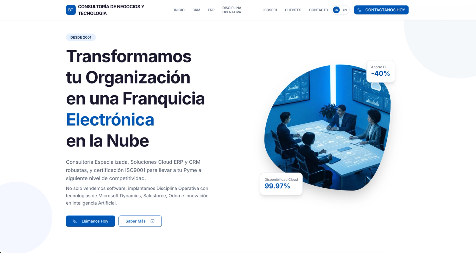 Qvareli: B2B corporate platform to win business clients for technology consulting.