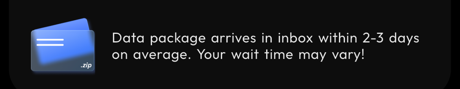 Discord data package request.