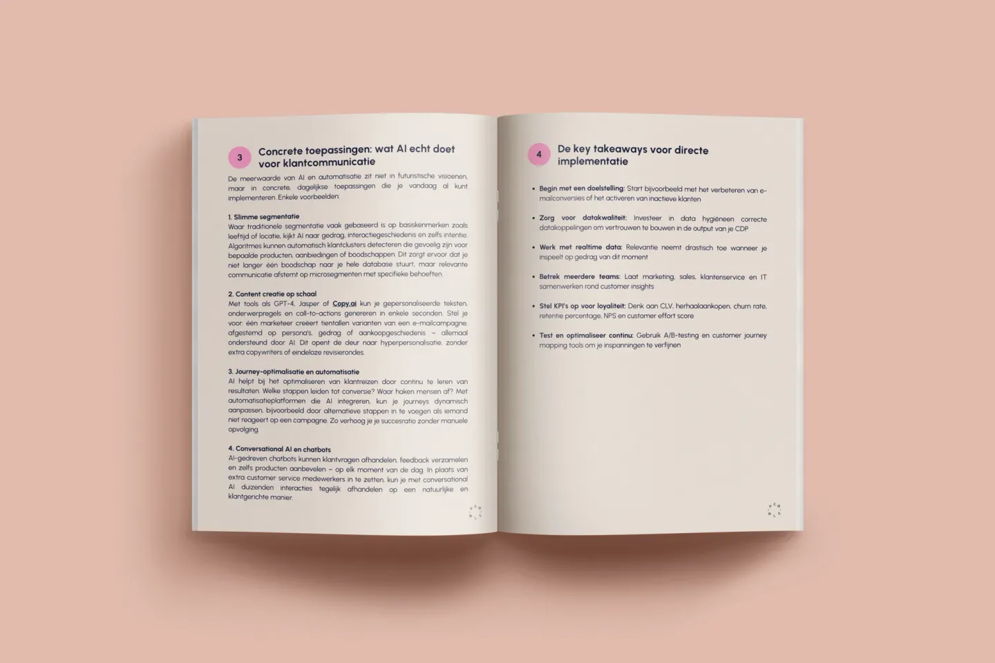 Cover of the guide AI in customer communication