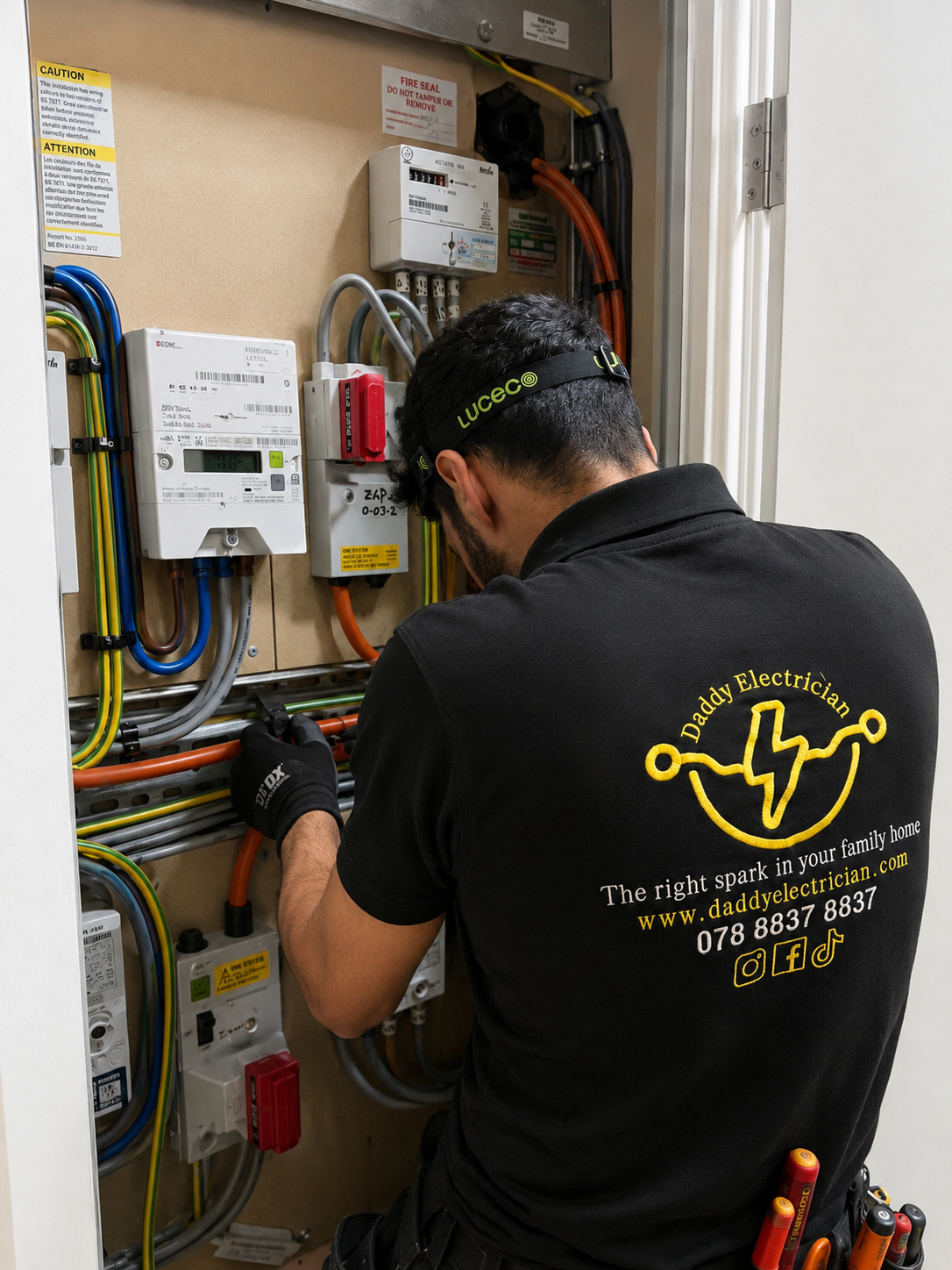 Daddy Electrician team — NICEIC approved electricians in South West London