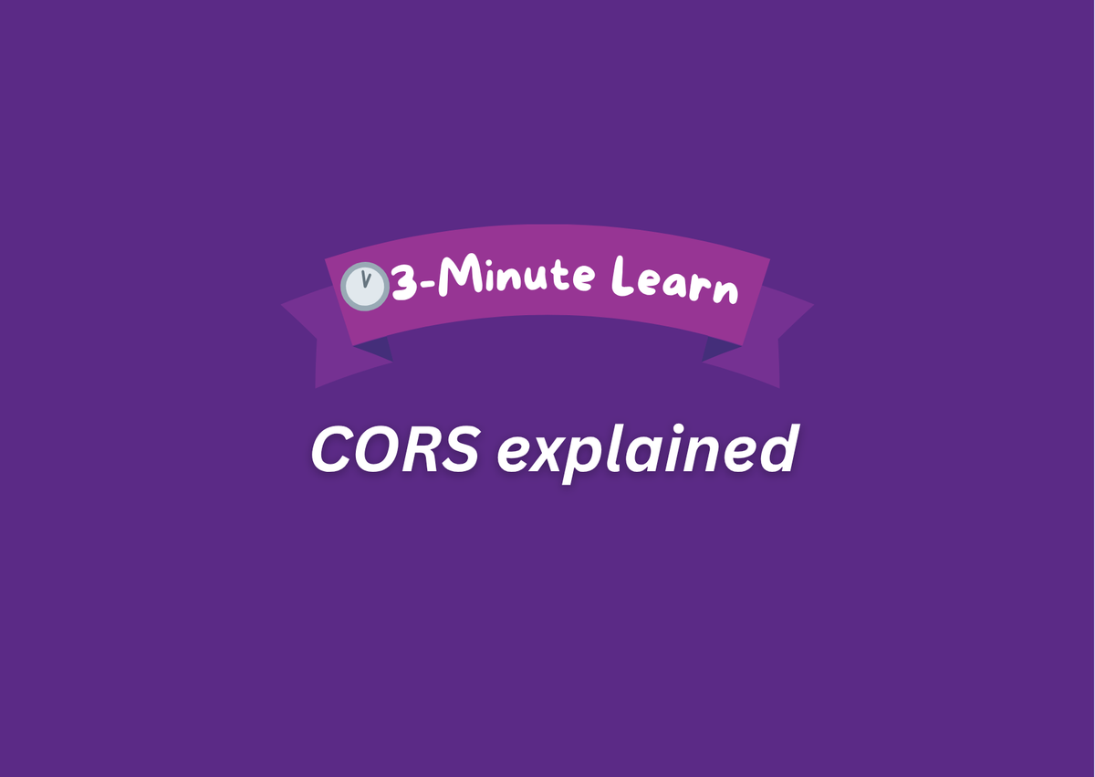 CORS Explained - The  #1  Reason Your API Returns 403
