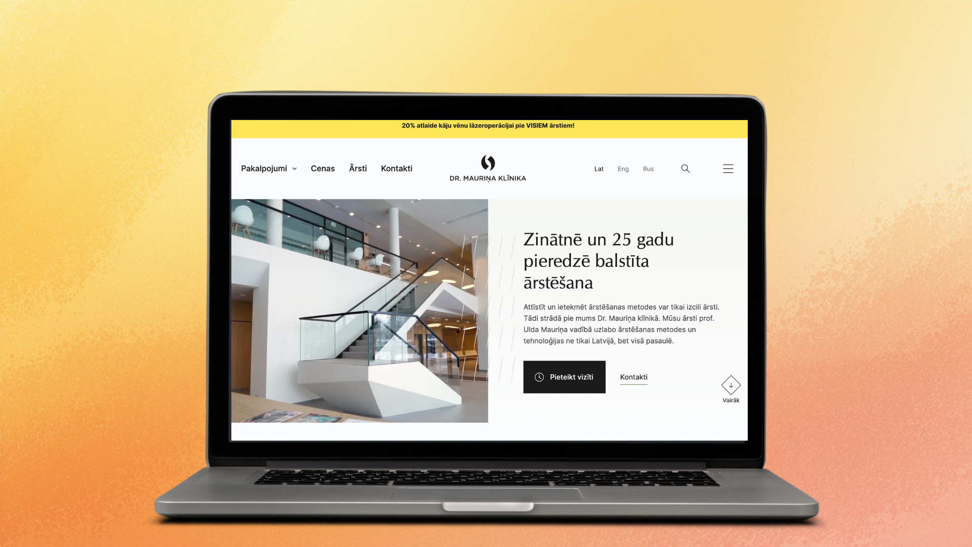 Vēnu Centrs - E-commerce Development