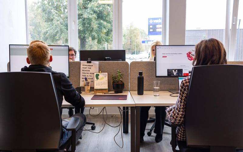 iConcept developers working at the Riga office