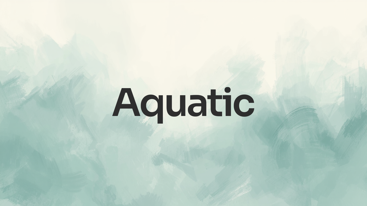 Aquatic - E-commerce Development