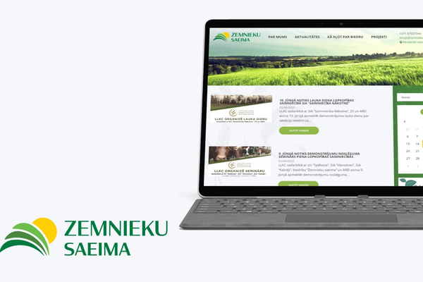 Zemnieku saeima - Website Development